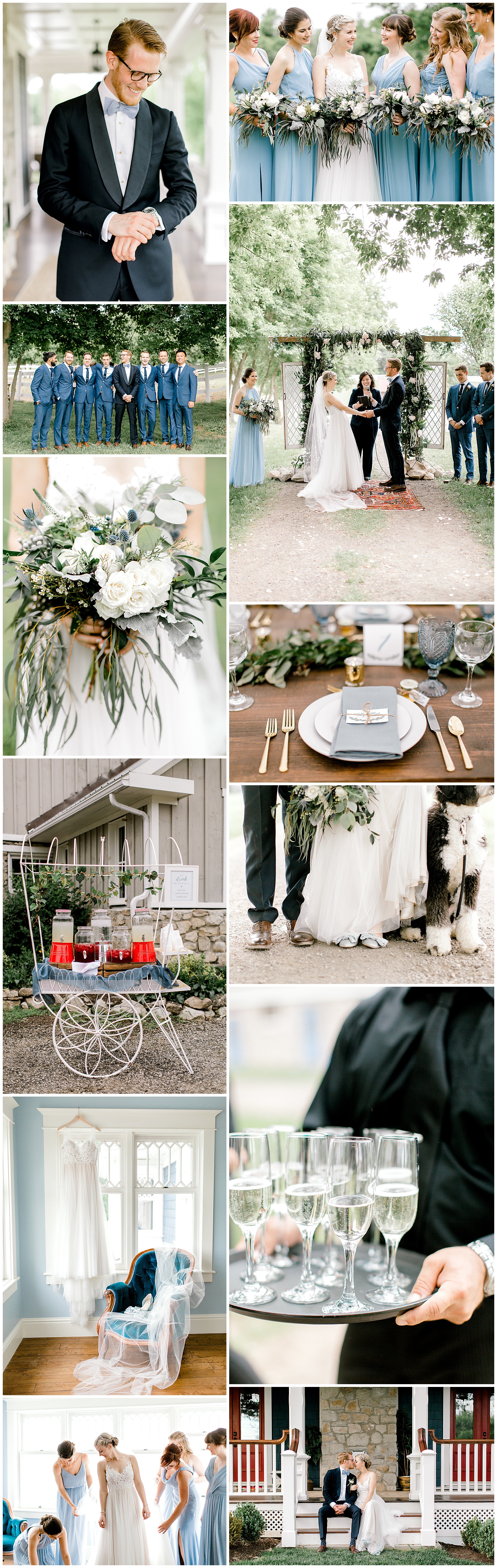 Farm Wedding Collage
